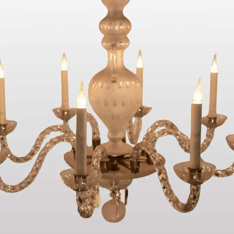 A large Murano glass chandelier. Italy, 1940s - Artismove image 2