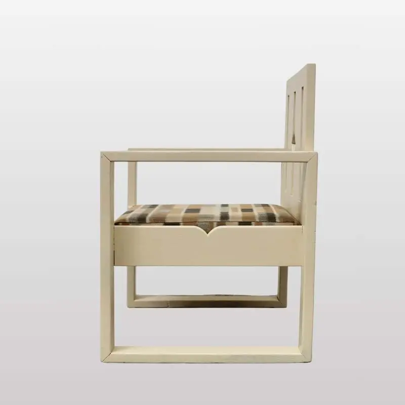 Une paire de grands fauteuils en pitchpin. France années 60 image 4