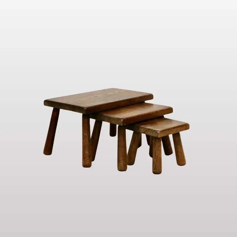 A set of nesting tables, France 60s.